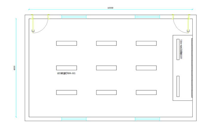 珂瑪學校教室燈光設(shè)計圖